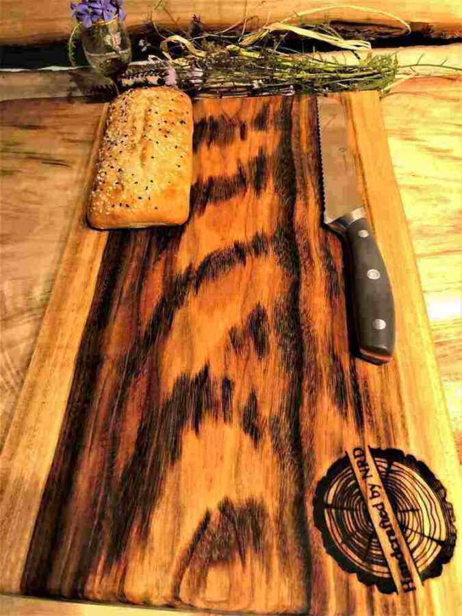 Rustic Camphor Laurel Timber Chopping Board Large, Made In Australia
