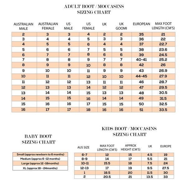 Uggs Size Chart Conversion